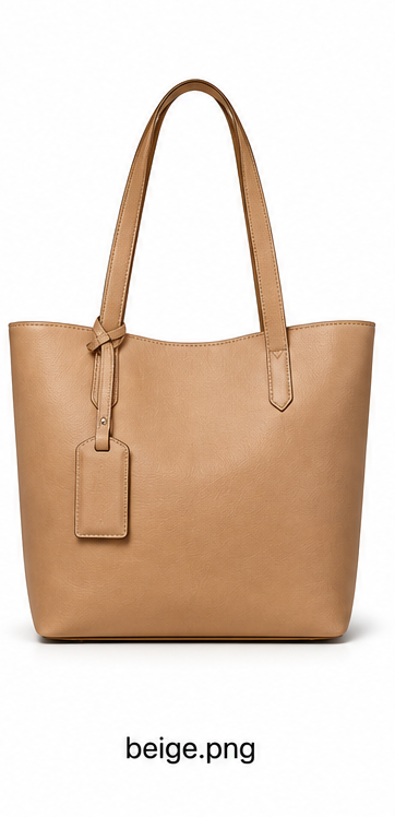 Bolso de polipiel Beige