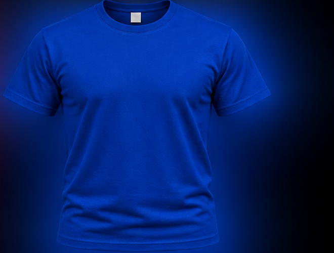 Camiseta personalizada Azul